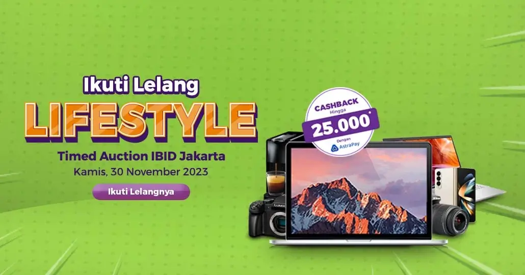 IBID Jakarta Adakan Lelang Lifestyle, dari Laptop hingga Kamera